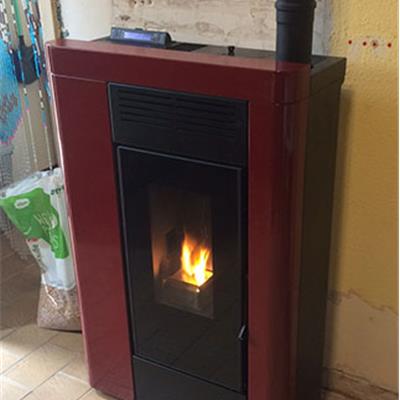 Extraflame Annabella bordeaux platte pelletkachel - Marco Kachelservice