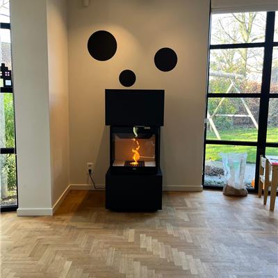 Installatie pelletkachel Eva Calor Trevisi - Marco Kachelservice